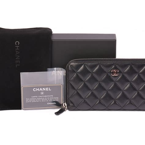 chanel small classic wallet price|Chanel long zipped wallet.